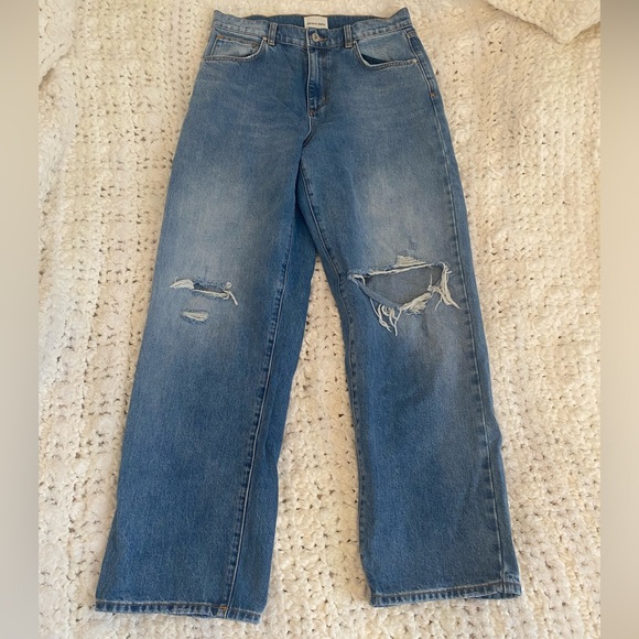 A brand slouch straight leg jeans - Picture 2 of 7